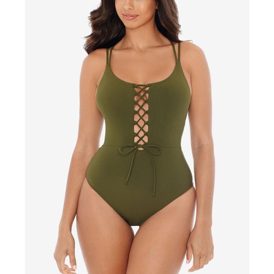 格安 スキニー ディッパー Skinny Dippers レディース ワンピース レースアップ Jelly Beans Suga Babe Lace Up Front Tummy Control One Piece Swimsuit 人気絶頂 Www Thedailyspud Com
