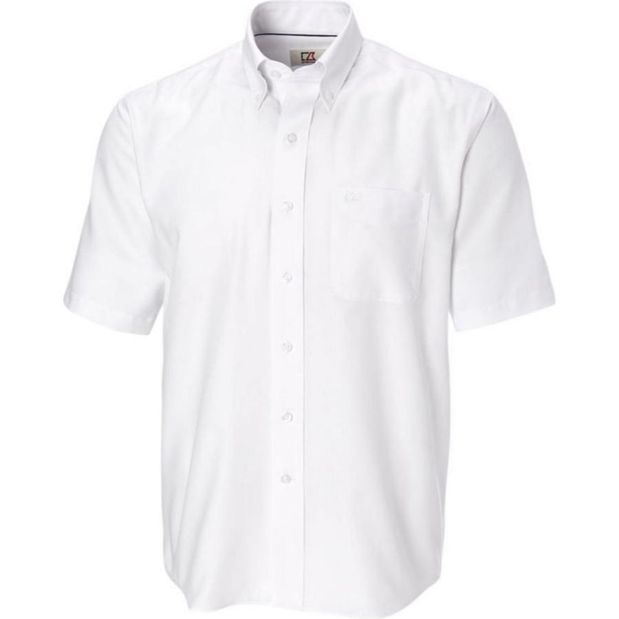 カッターバック Cutter Buck メンズ 半袖シャツ Nailshead 通販 激安 Short トップス Sleeve White