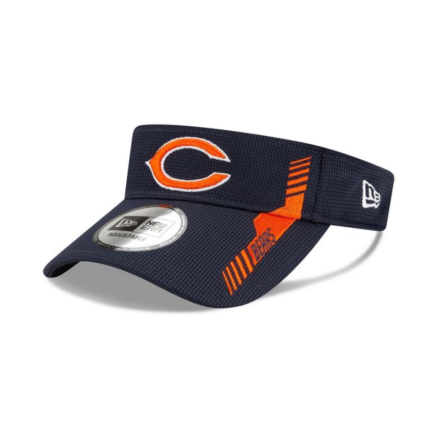 人気のファッションブランド Chicago Navy 帽子 サンバイザー メンズ Era New ニューエラ 帽子 メンズ サンバイザー ニューエラ Era New Bears Navy Visor C Home Sideline Nfl 21 帽子 Smssvg Org