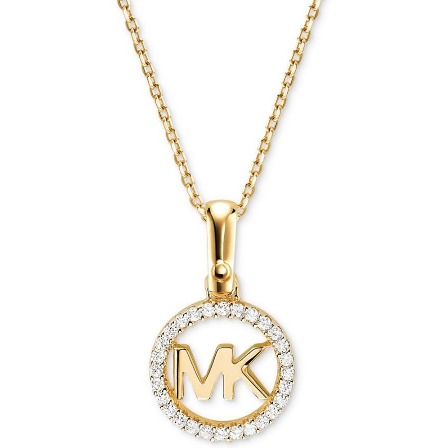 500円引きクーポン マイケル コース マイケル Michael Kors レディース Necklace ネックレス Silver ジュエリー アクセサリー Custom Kors Sterling Silver Logo Starter Necklace Gold マッキー C7b7c5d9 Studio J Co