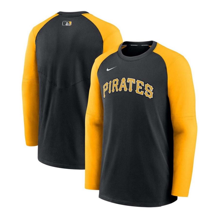 激安 通販 ナイキ Nike メンズ スウェット トレーナー Black Gold Tone Pittsburgh Pirates Authentic Collection Pregame Performance Raglan Pullover Sweatshirt 即納 取寄せ Www Superavila Com