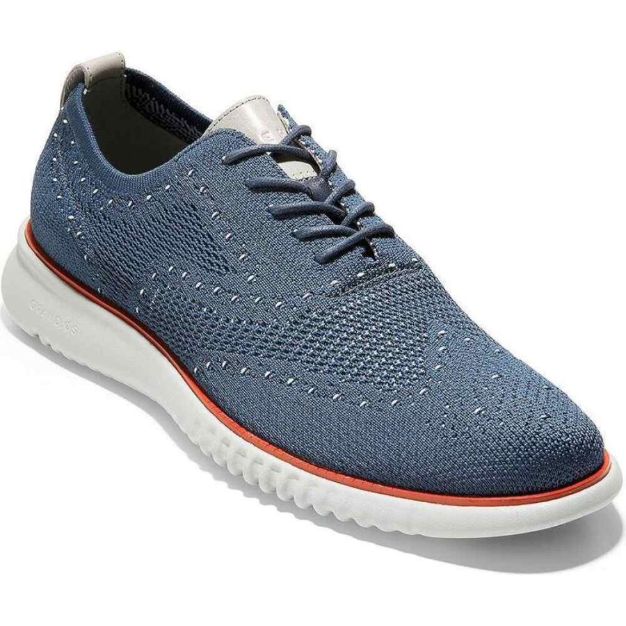 好評 Haan Cole コールハーン Gray Blue Cool Ombre Oxfords Stitchlite 2 Zerogrand シューズ 靴 革靴 ビジネスシューズ メンズ Haan Cole コールハーン メンズ 革靴 ビジネスシューズ シューズ