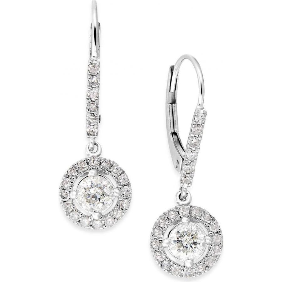メイシーズ Macy's ユニセックス イヤリング・ピアス ドロップピアス Diamond Dangle Drop Earrings in 14k White Gold (1 ct. t.w.) White Gold ピアス