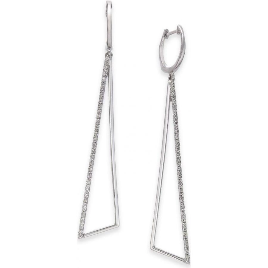 メイシーズ Macy 39 S レディース イヤリング ピアス ドロップピアス Diamond Dangle Triangle Drop 1 T W バースデー 記念日 ギフト 贈物 お勧め 通販 Ct Earrings In 3 White 14k Gold