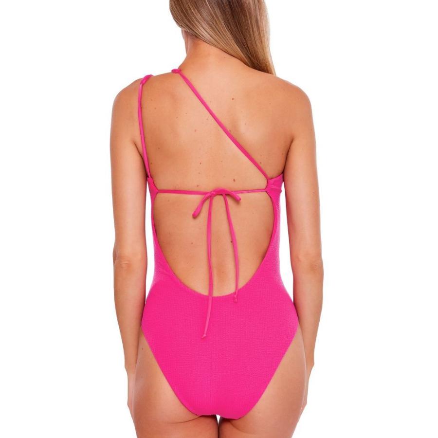 大きい割引 ベッカ Becca レディース ワンピース 水着 ビーチウェア Pucker Up Asymmetrical One Piece Swimsuit Cosmopolitan ワンピース サイズ M