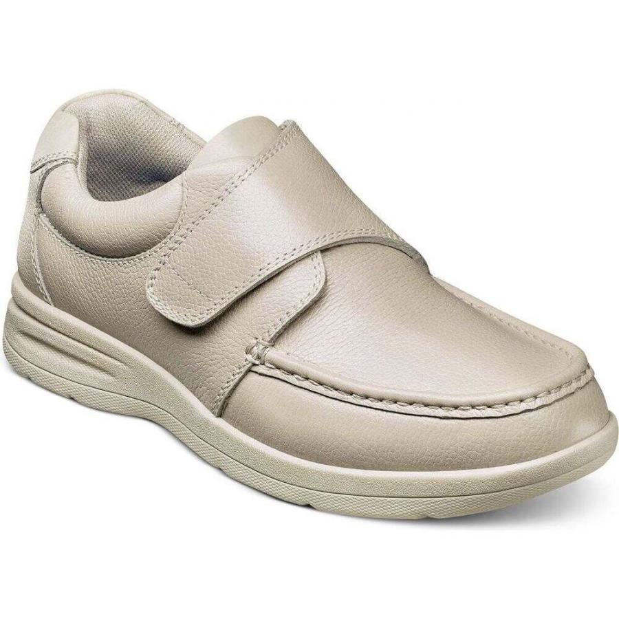 半価直販 ナンブッシュ Nunn Bush メンズ ローファー シューズ 靴 Cam Strap Moc Toe Lightweight Loafers Bone 安くて良い品質 Superavila Com
