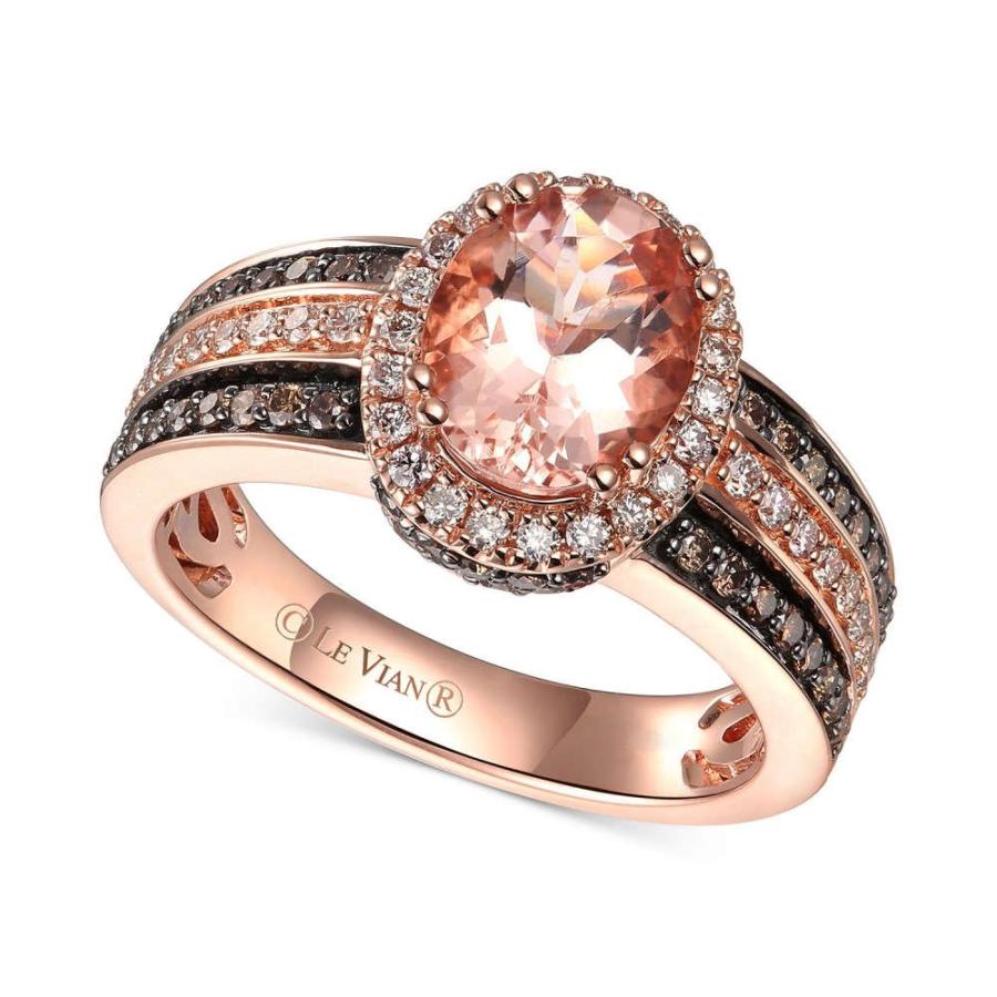 超新作 ル ヴァン Le Vian ユニセックス 指輪 リング Peach Morganite 1 1 3 Ct T W Diamond 5 8 Ct T W Ring In 14k Rose Gold Morganite Soundviewmedical Com