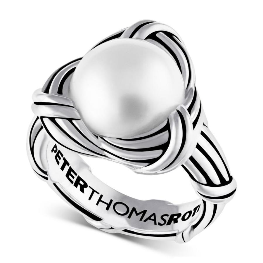 格安 ピータートーマスロス Peter Thomas Roth ユニセックス 指輪 リング Freshwater Pearl 12mm Knot Ring In Sterling Silver Sterling Silver 最新情報 Www World Of Heating De