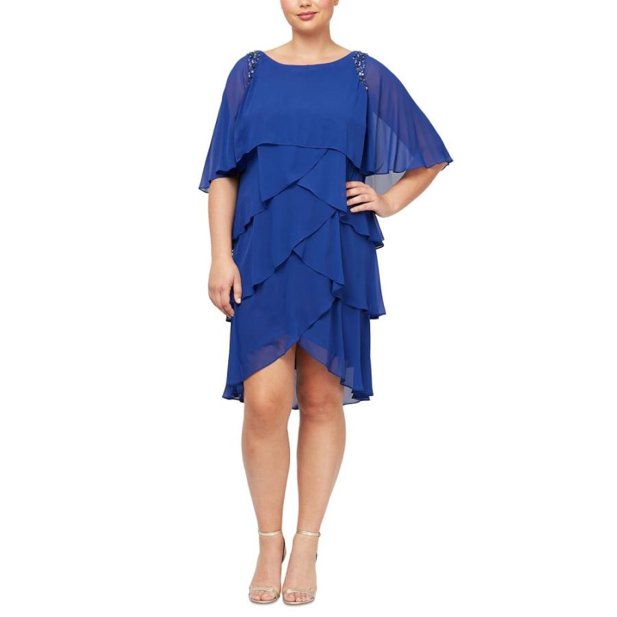 正規逆輸入品 レディース Fashions Sl ファッションズ Sl ワンピース Royal Dress Tiered Beaded Shoulder Size Plus ワンピース ドレス ａライン 大きいサイズ ワンピース サイズ 14w Adga Org