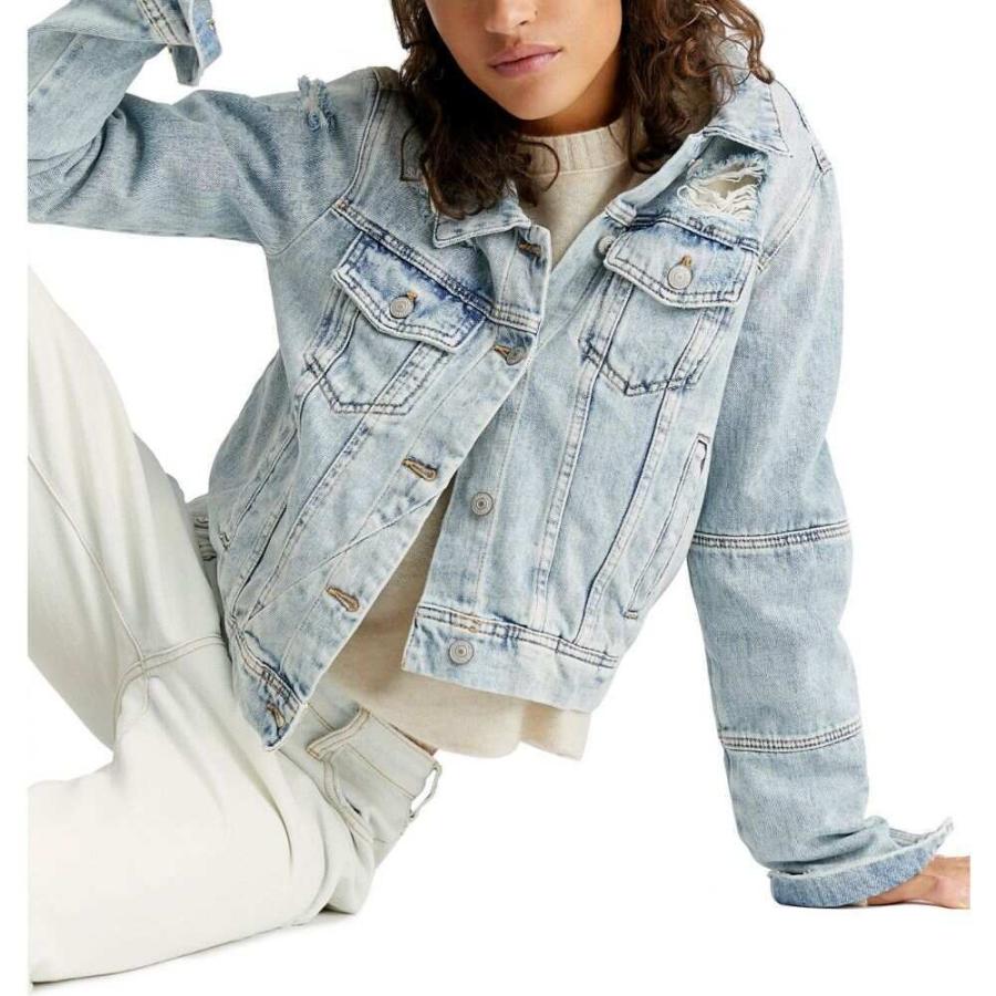 国際ブランド アウター レディース ジャケット フリーピープル People Free フリーピープル Wash Light Jacket Denim Rumors アウター デニムジャケット ジャケット レディース People Free コート アウター
