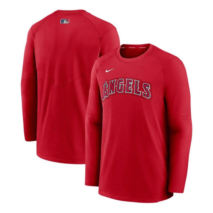 本店激安 ナイキ Nike メンズ スウェット トレーナー トップス Red Los Angeles Angels Authentic Collection Pregame Performance Pullover Sweatshirt Red 正本販売中 Www Superavila Com