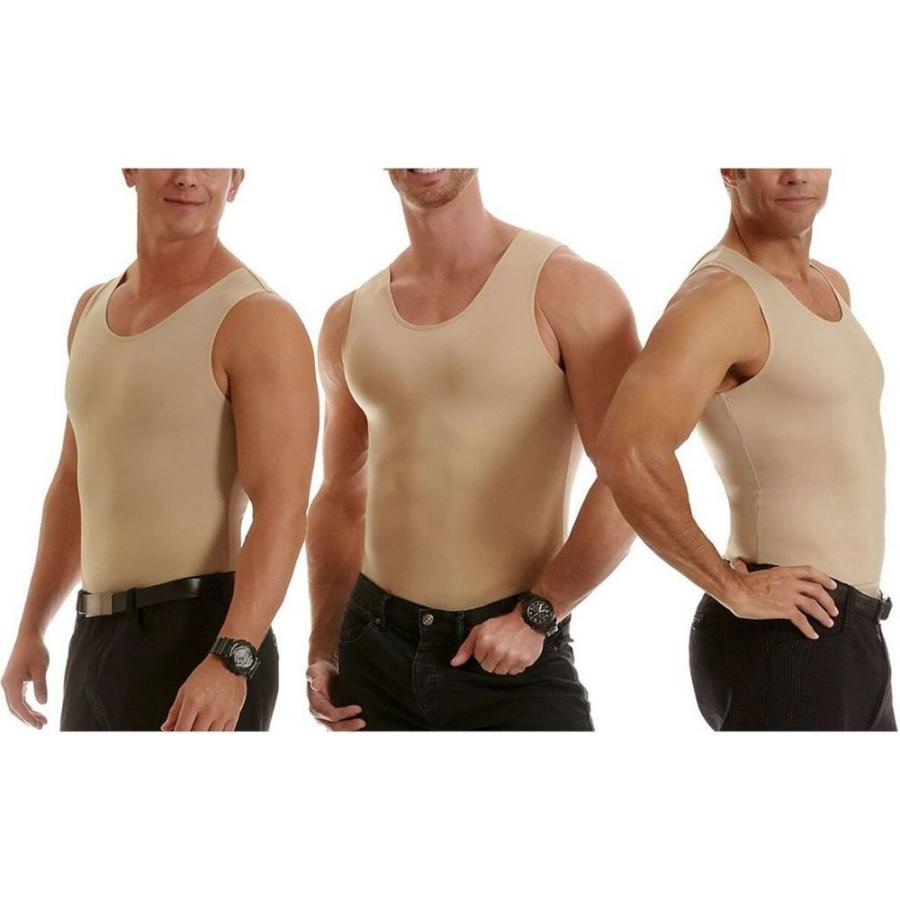 インスタスリム メンズファッション Instaslim T Shirts メンズ タンクトップ トップス トップス Insta Slim 3 Pack