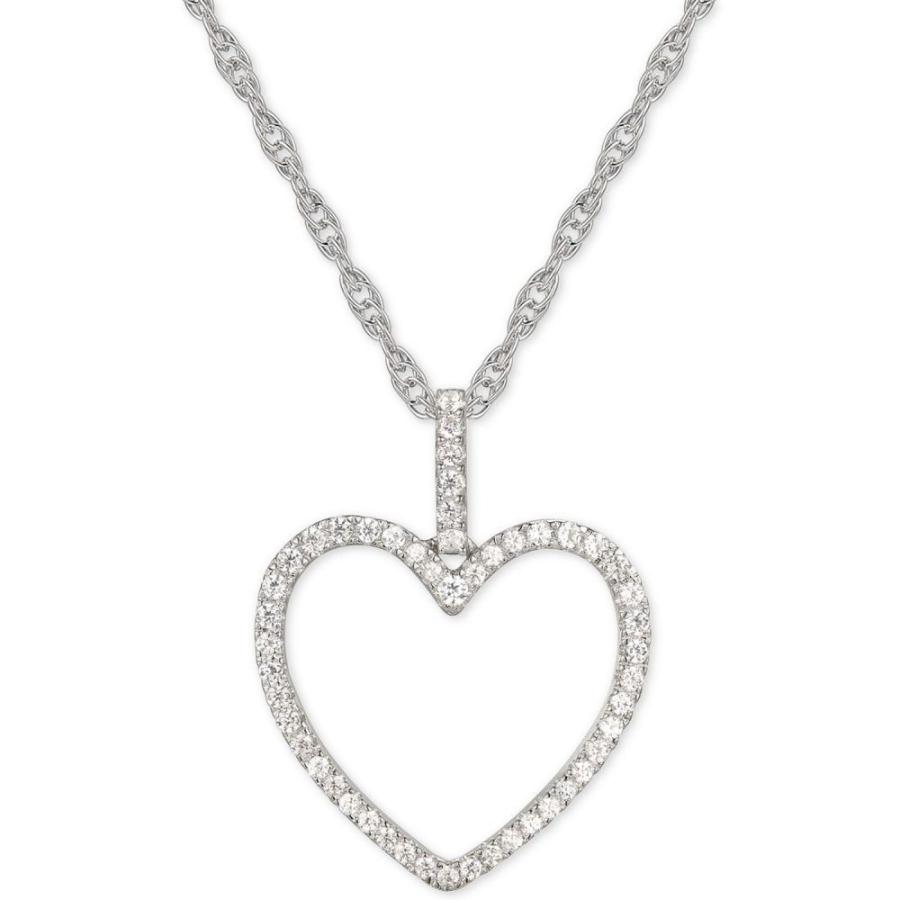 メイシーズ Macy S メンズ ネックレス ハート ジュエリー アクセサリー Diamond Heart 18 Pendant Necklace 1 4 Ct T W In 14k Gold White Gold Mohmmadiyon Com