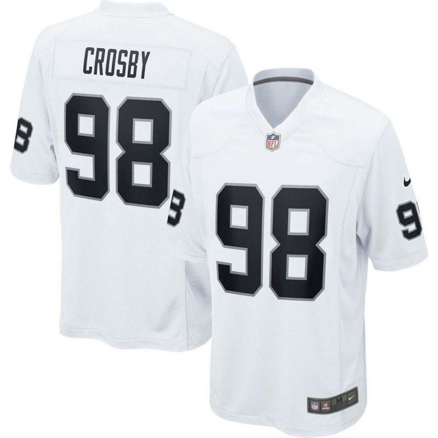 再入荷 トップス メンズ ナイキ Nike ナイキ White Jersey Game Raiders Vegas Las White Crosby Maxx トップス メンズ Nike トップス Headshotsbar Com