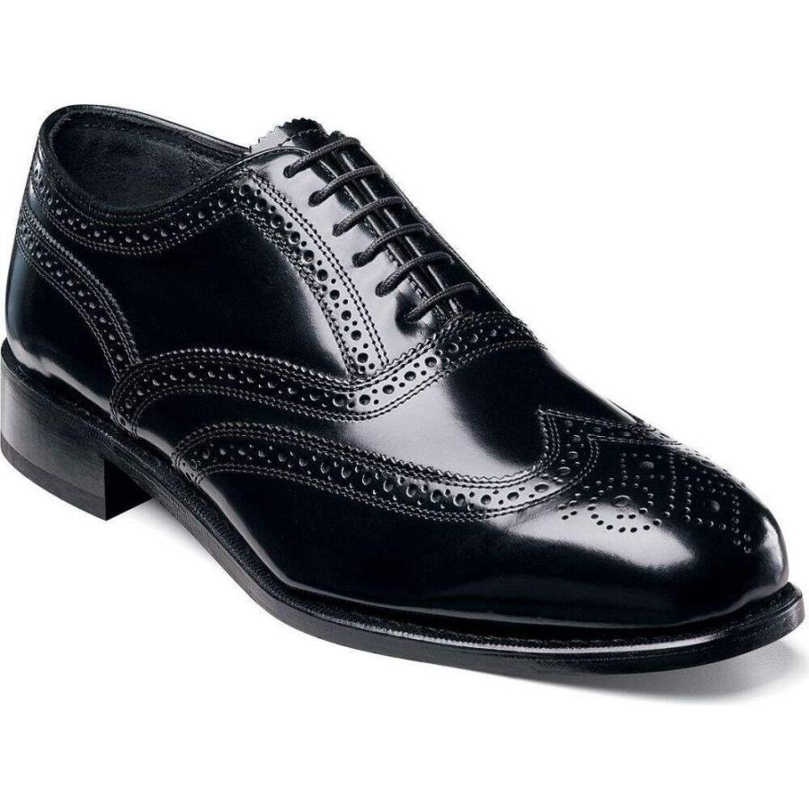 高品質の人気 Florsheim フローシャイム Black Oxford Wing Tip Lexington シューズ 靴 革靴 ビジネスシューズ メンズ Florsheim フローシャイム メンズ 革靴 ビジネスシューズ シューズ