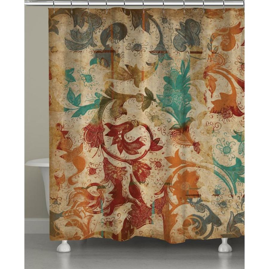 最新最全の ローレル ホーム Multi/flr Curtain Shower Scroll Floral 雑貨 ユニセックス Home Laural その他財布、帽子、ファッション小物