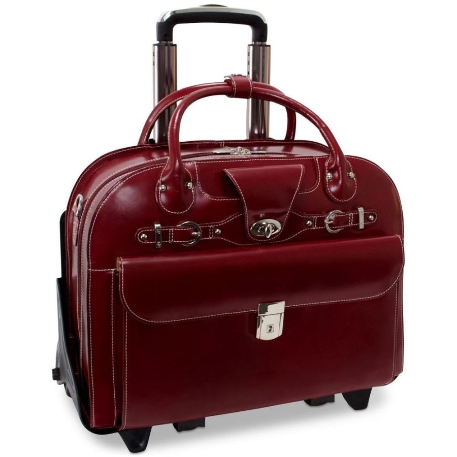 マックレーン Mcklein メンズ スーツケース キャリーバッグ バッグ Roseville Detachable Wheeled Briefcase Red Wqfna Com