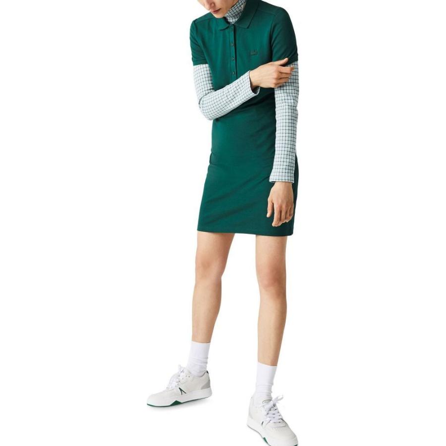 格安 ラコステ ワンピース ドレス レディース ワンピース ラコステ Lacoste Lacoste Swing Dress Polo Pique Stretch Slim Fit ワンピース ドレス ポロ スキニー スリム ワンピース レディース ワンピース チュニック
