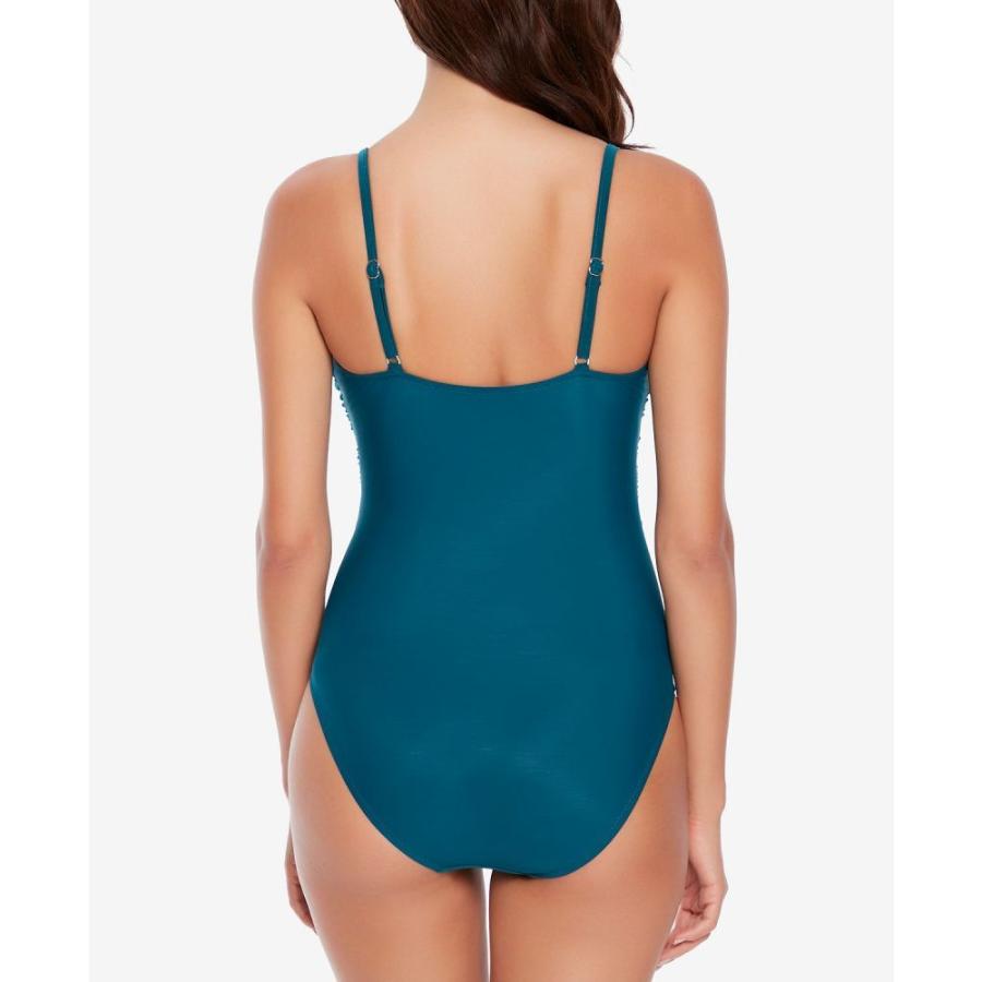 驚きの値段 マジックスーツ Magicsuit レディース ワンピース 水着 ビーチウェア Isabel Slimming Ruffled Underwire One Piece Swimsuit Baltic 正規激安 Wolbergstudio Com