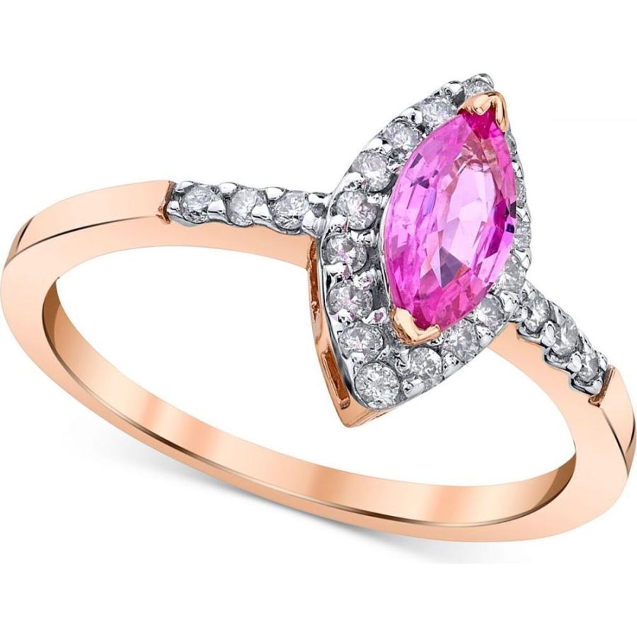 大人気新作 メイシーズ Macy's レディース 指輪・リング Pink Sapphire (7/8 ct. t.w.) & Diamond (1/5 ct. t.w.) Ring in 14k Gold Pink Sapphire 指輪