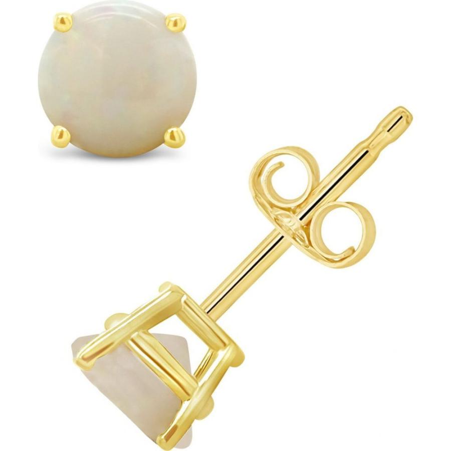 メイシーズ Macy S レディース イヤリング ピアス ジュエリー アクセサリー Opal 5 8 Ct T W Stud Earrings In 14k White Or Yellow Gold Yellow Gold Khabarbani Com
