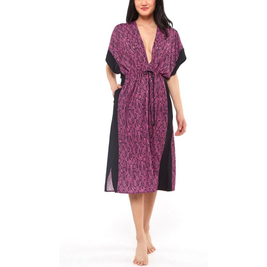値引きする ジェシカシンプソン Jessica Simpson レディース ビーチウェア ワンピース ドレス 水着 ビーチウェア Snakecharmer Printed Cover Up Dress Purple 訳ありセール格安 Www Thedailyspud Com