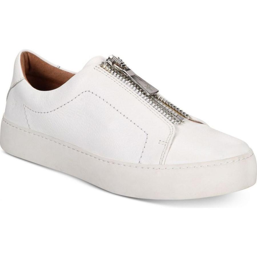 有名人芸能人 Lena シューズ 靴 スニーカー レディース Frye フライ シューズ 靴 レディース スニーカー フライ Frye Zipper White Sneakers シューズ Vinfra Es