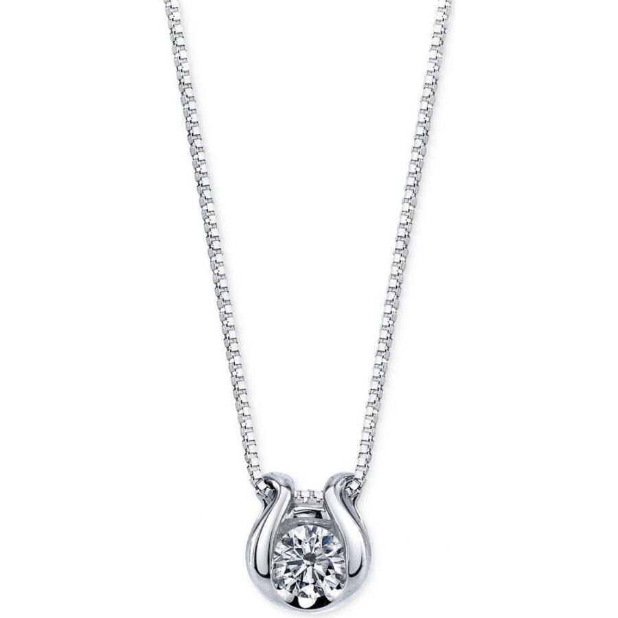 宅送 メイシーズ Pendant Macy S In レディース ネックレス ジュエリー アクセサリー Sirena Diamond No Accent Pendant Necklace In 14k White Gold No Color 矢本町 6da Studio J Co
