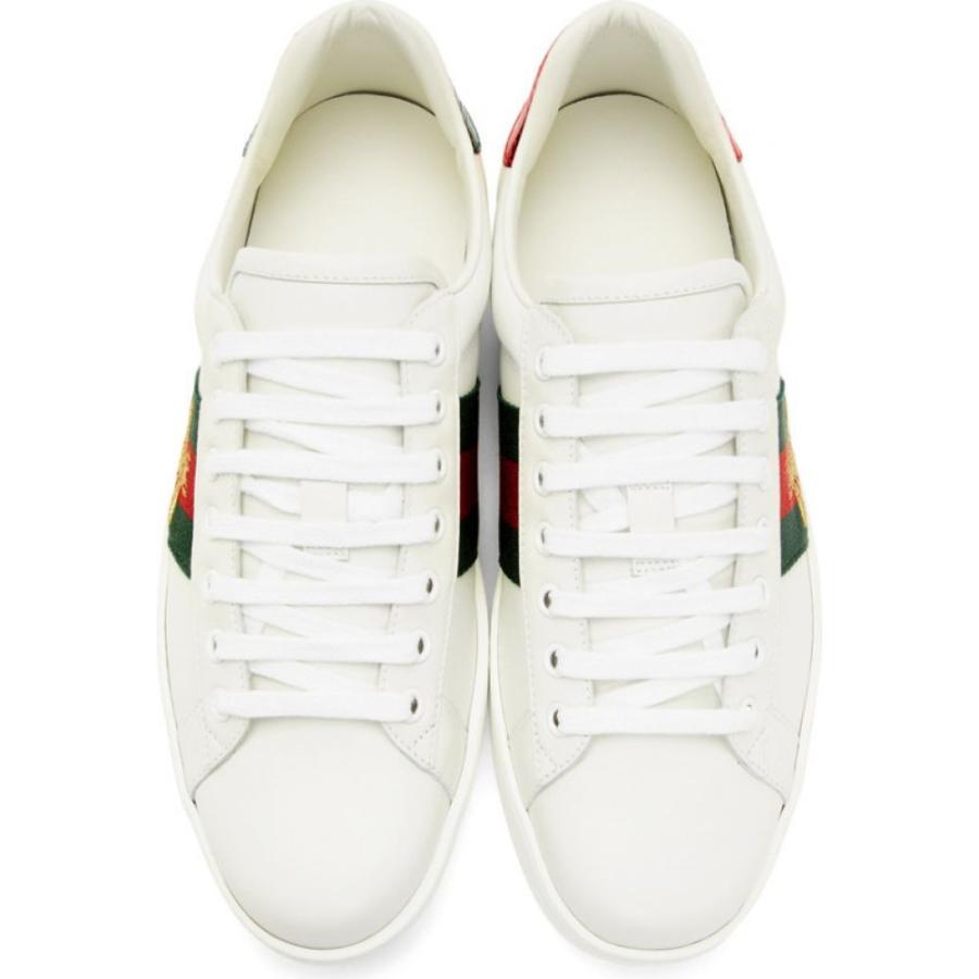 Sale 10 Off メンズ Gucci グッチ シューズ 靴 メンズ スニーカー グッチ Gucci スニーカー White Sneakers Ace New Bee White シューズ 靴 シューズ Smssvg Org