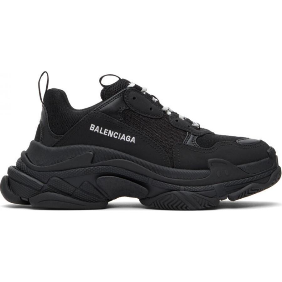 高価値 Black シューズ 靴 スニーカー メンズ Balenciaga バレンシアガ シューズ 靴 メンズ スニーカー バレンシアガ Balenciaga Triple Black Sneakers S シューズ Affaires Sociales Gouv Cg