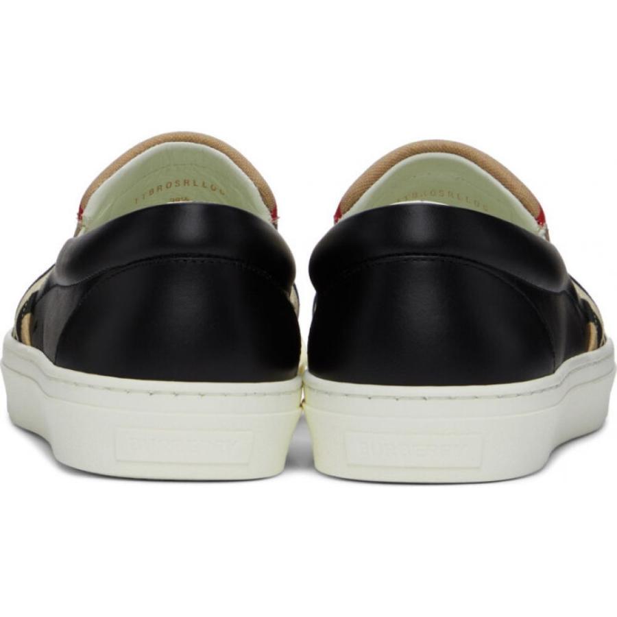 年末のプロモーション Burberry バーバリー スニーカー メンズ シューズ 靴 バーバリー Burberry メンズ スニーカー シューズ 靴 Beige Black Icon Stripe Thompson Sneakers Archive Beige シューズ Knowledge21 Com