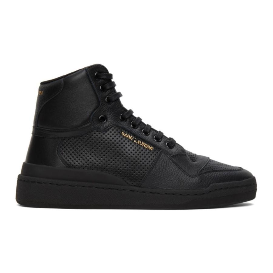 即納 大特価 サンローラン イヴ Laurent Saint スニーカー Black Sneakers Mid Top Sl24 Black シューズ 靴 スニーカー メンズ Laurent Saint サンローラン イヴ メンズ シューズ Smssvg Org