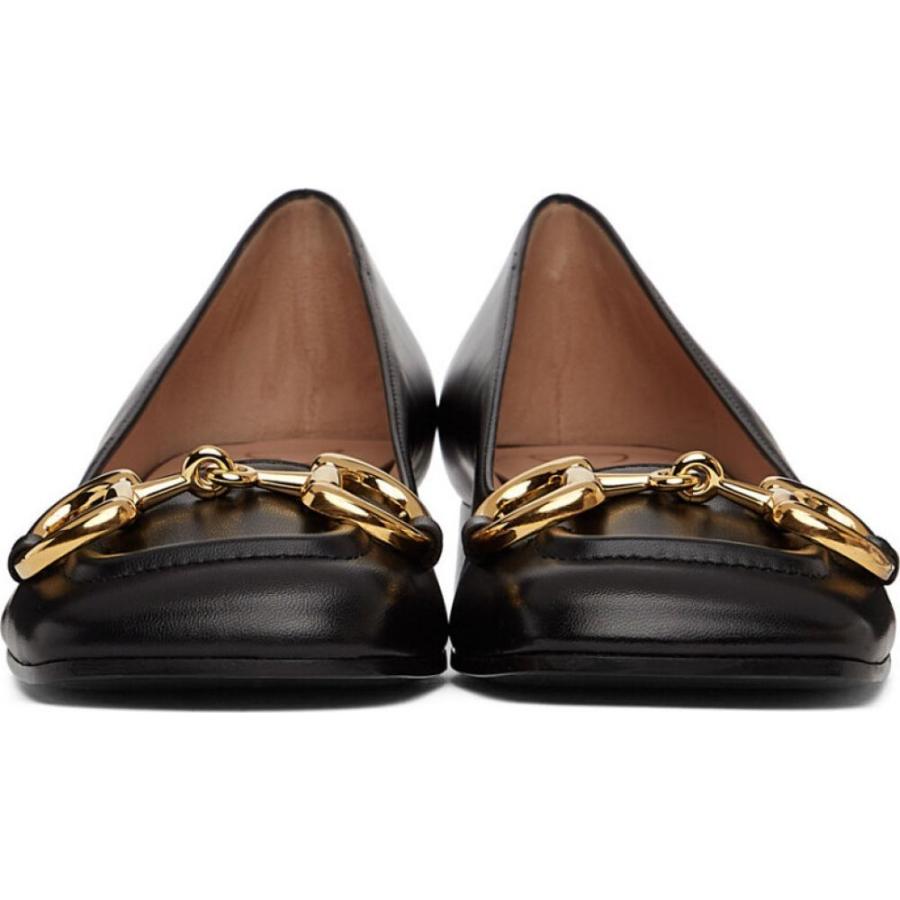 高品質 Black シューズ 靴 スリッポン フラット レディース Gucci グッチ シューズ 靴 レディース スリッポン フラット グッチ Gucci Horsebit Black Flats Ballerina シューズ