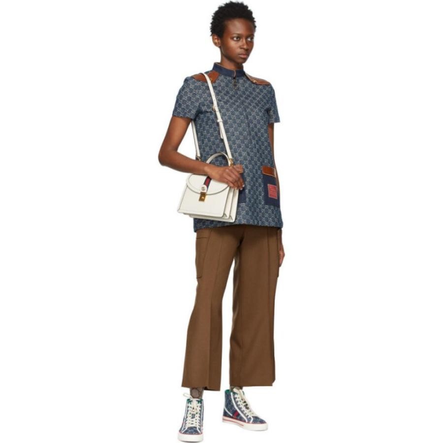 美品 テニス レディース シューズ 靴 グッチ Gucci グッチ Blue Sneakers High 1977 Tennis Blue シューズ 靴 スニーカー テニス レディース Gucci テニス Depureco Asia