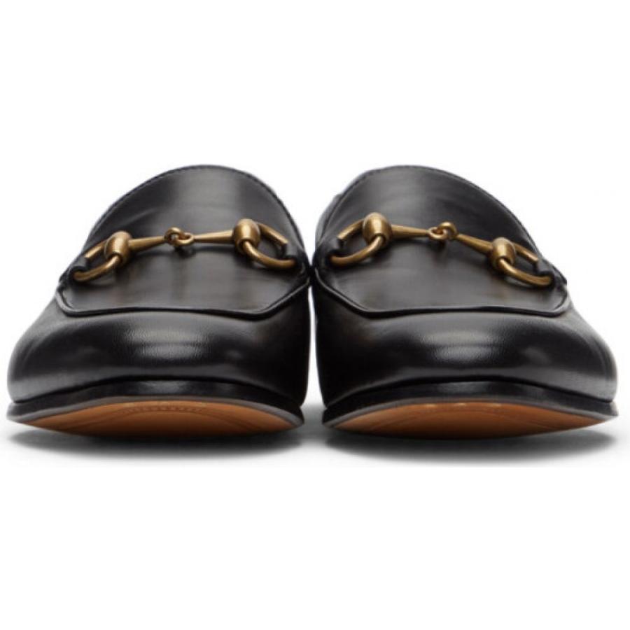 良質 Black シューズ 靴 ローファー メンズ Gucci グッチ シューズ 靴 メンズ ローファー グッチ Gucci Leather Black Loafers Horsebit シューズ