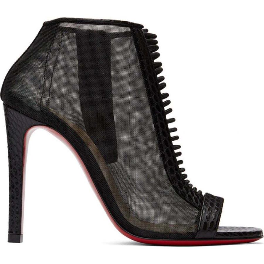 福袋セール Trouble Black シューズ 靴 ヒール レディース Louboutin Christian ルブタン クリスチャン レディース ヒール ルブタン クリスチャン Louboutin Christian 100 Black Heels シューズ