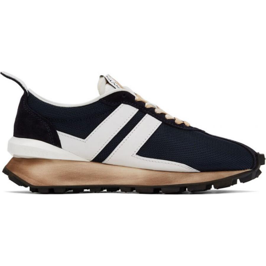 クラシック Bumpr Mesh White Navy シューズ 靴 スニーカー メンズ Lanvin ランバン シューズ 靴 メンズ スニーカー ランバン Lanvin Sneakers Blue Navy シューズ