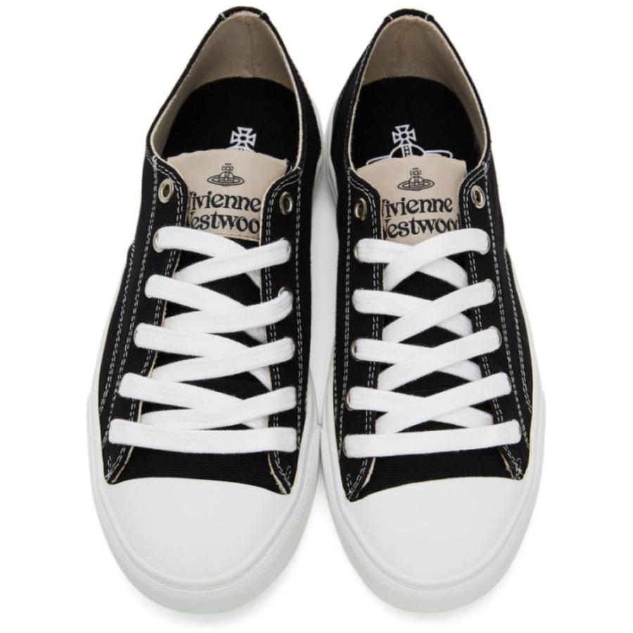 希少 黒入荷 ヴィヴィアン スニーカー ウエストウッド ヴィヴィアン Westwood Vivienne ウエストウッド Black Sneakers Low Plimsoll White Black シューズ 靴 スニーカー メンズ Westwood Vivienne シューズ Meorboston Org