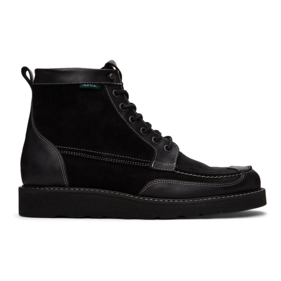 オンラインショップ Black シューズ 靴 ブーツ メンズ Smith Paul By Ps ポールスミス シューズ 靴 メンズ ブーツ ポールスミス Smith Paul By Ps Tufnel Black Boots ブーツ