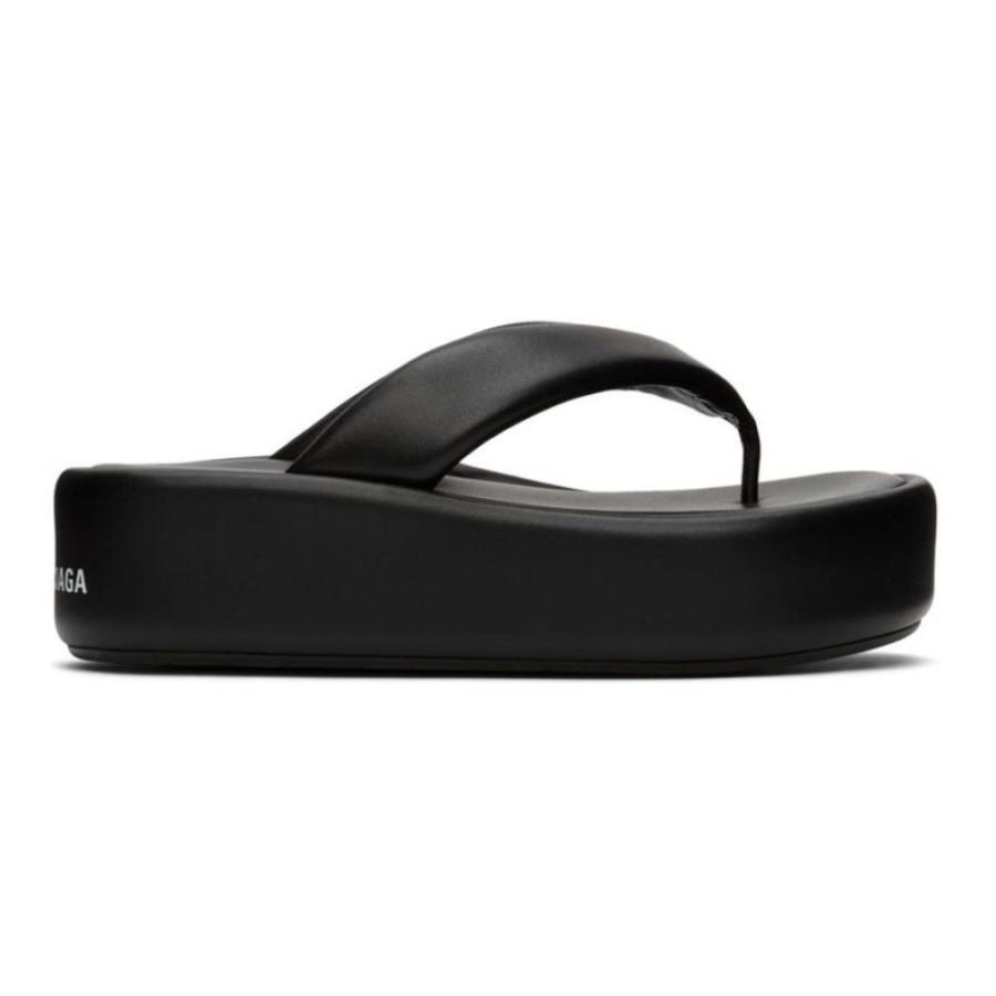 バレンシアガ Balenciaga レディース サンダル・ミュール ビーチサンダル シューズ・靴 Black Rise Thong Sandals  Black/White :hc-221342f124043:フェルマート fermart シューズ - 通販 - Yahoo!ショッピング