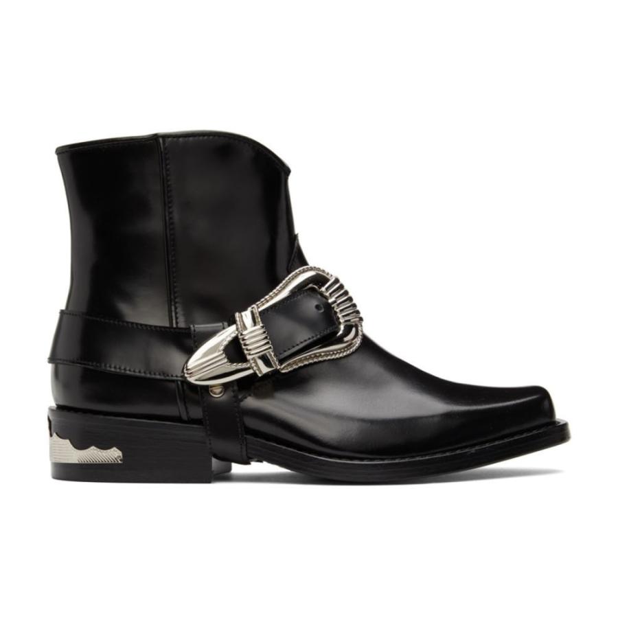 トーガ Toga Pulla レディース ブーツ ショートブーツ シューズ 靴 Black Removable Harness Ankle Boots Black Oldscull Com