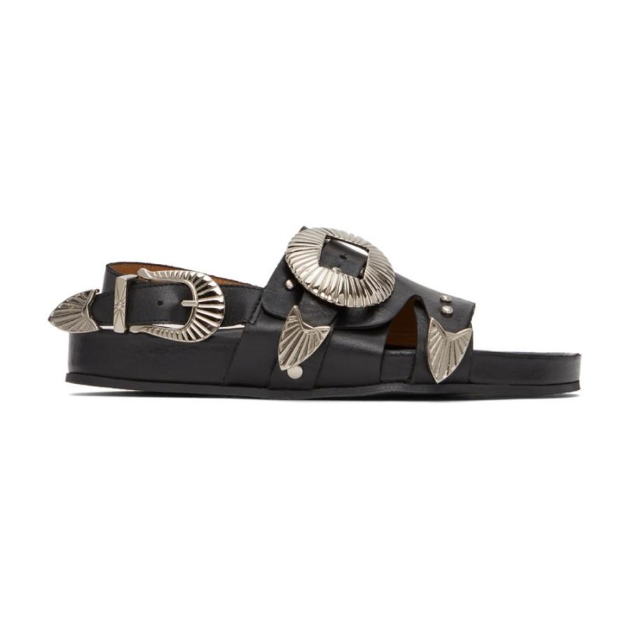 トーガ Toga Pulla レディース サンダル ミュール フラット シューズ 靴 Ssense Exclusive Black Oversized Buckle Flat Sandals Black Hc f フェルマート Fermart シューズ 通販 Yahoo ショッピング