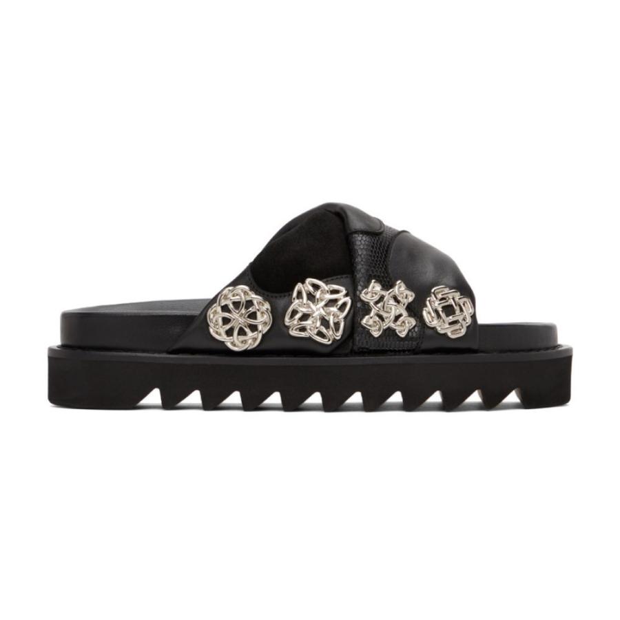 トーガ Toga Pulla レディース サンダル ミュール フラット シューズ 靴 Ssense Exclusive Black Flat Sandals Black Hc f フェルマート Fermart シューズ 通販 Yahoo ショッピング