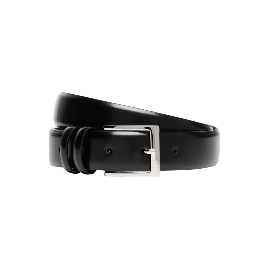 華麗 By 8 Yoox Black Belt Essential Leather Calf ベルト メンズ Yoox By 8 ユークス バイ オット メンズ ベルト ユークス バイ オット 財布 帽子 ファッション小物