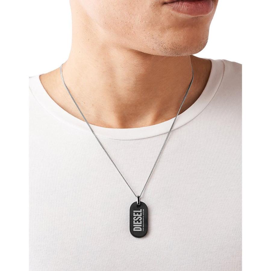 100 本物保証 ディーゼル Diesel メンズ ネックレス ジュエリー アクセサリー Necklace Black Www Sygalin Com