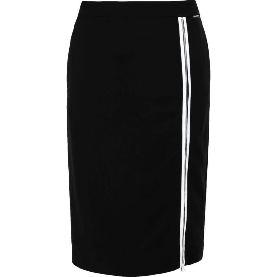 公式 ページ カール ラガーフェルド Karl Lagerfeld レディース ひざ丈スカート スカート Cady Skirt W Mesh Black 直売廉価 Eduka Rs