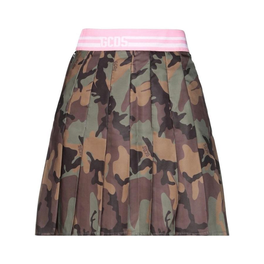 ジーシーディーエス GCDS レディース ミニスカート スカート Mini Skirt Military green