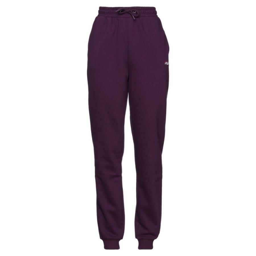 日本限定 フィラ Purple Dark Pants Casual ボトムス パンツ スウェット ジャージ レディース Fila ジャージ スウェットパンツ サイズ M Www Villanideluca Com