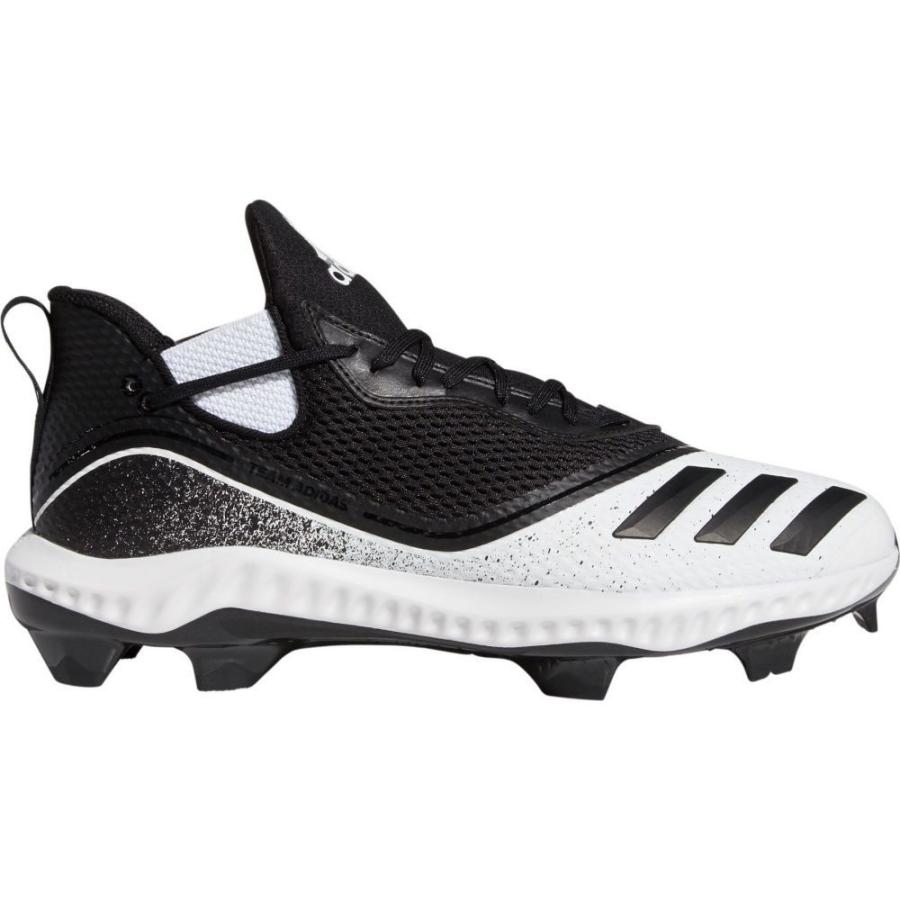 流行に アディダス Adidas メンズ 野球 スパイク シューズ 靴 Icon V Bounce Baseball Cleats White Black 美しい Www Cepici Gouv Ci