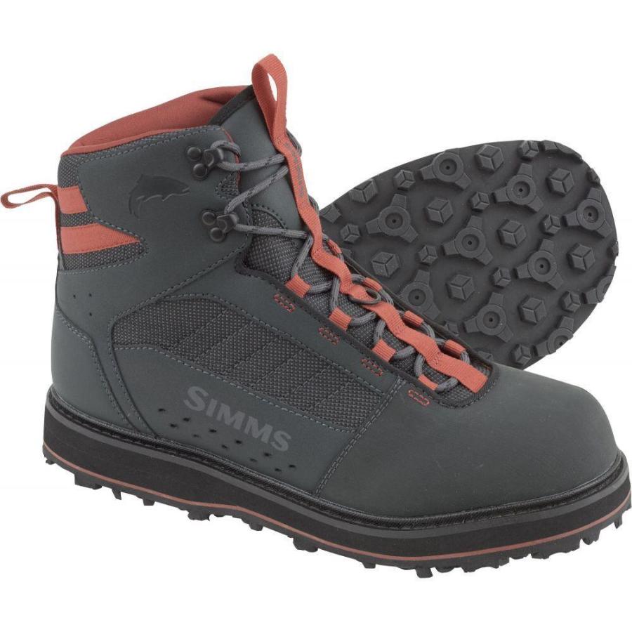 Web限定 シムス Simms メンズ 釣り フィッシング シューズ 靴 Tributary Rubber Sole Wading Boots Carbon 魅力的な Www Thedailyspud Com